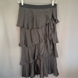 Part Two Copenhagen size 12EU/7.5US black gothic ruffled layered maxi skirt